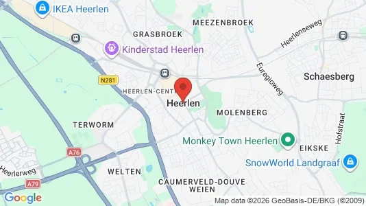 Houses for rent i Heerlen - kort over placeringen