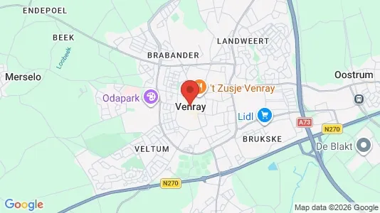 Houses for rent i Venray - kort over placeringen