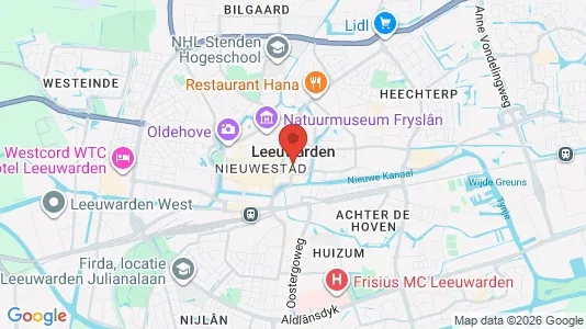 Houses for rent i Leeuwarden - kort over placeringen