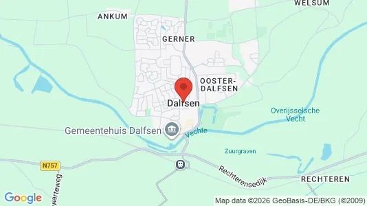 Apartments for rent i Dalfsen - kort over placeringen