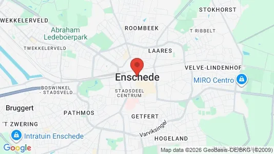 Houses for rent i Enschede - kort over placeringen