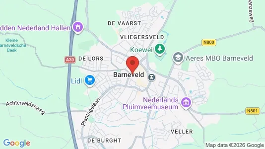 Apartments for rent i Barneveld - kort over placeringen