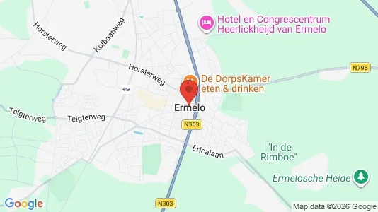 Houses for rent i Ermelo - kort over placeringen