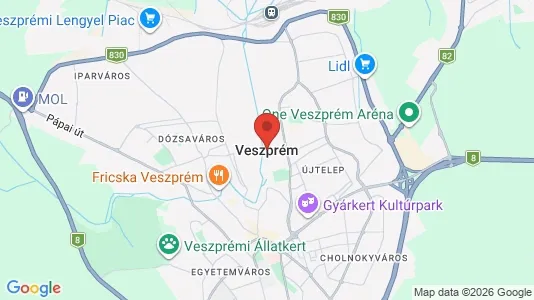 Houses for rent i Veszprémi - kort over placeringen