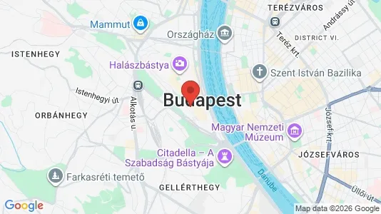 Houses for rent i Budapest Várkerület - kort over placeringen