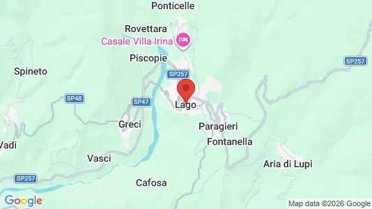 Apartments for rent i Lago - kort over placeringen