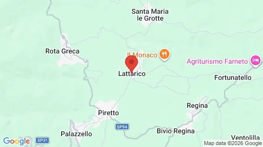 Apartments for rent i Lattarico - kort over placeringen