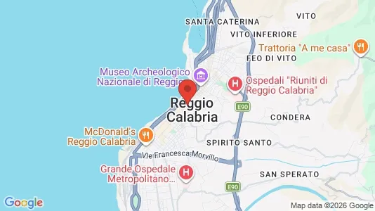 Apartments for rent i Reggio di Calabria - kort over placeringen