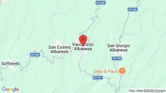 Apartments for rent i Vaccarizzo Albanese - kort over placeringen