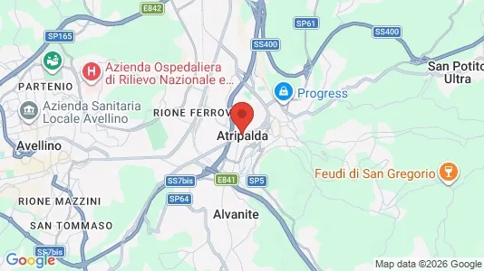 Apartments for rent i Atripalda - kort over placeringen