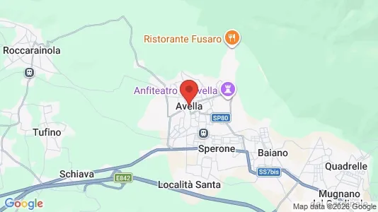 Apartments for rent i Avella - kort over placeringen