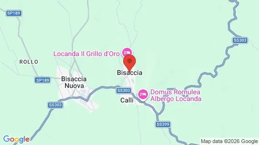 Apartments for rent i Bisaccia - kort over placeringen