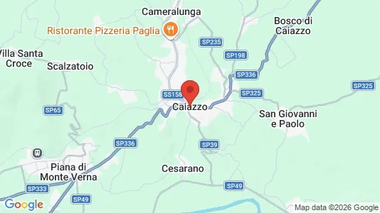 Apartments for rent i Caiazzo - kort over placeringen