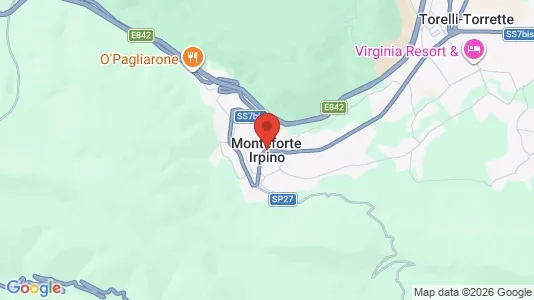 Apartments for rent i Monteforte Irpino - kort over placeringen