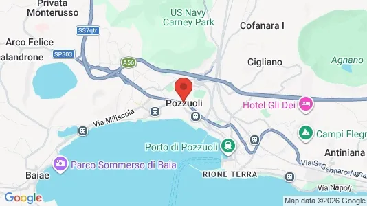 Apartments for rent i Pozzuoli - kort over placeringen