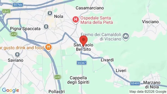 Apartments for rent i San Paolo Bel Sito - kort over placeringen
