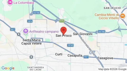 Apartments for rent i San Prisco - kort over placeringen
