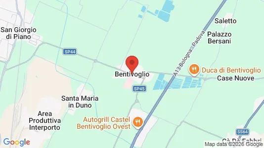 Apartments for rent i Bentivoglio - kort over placeringen