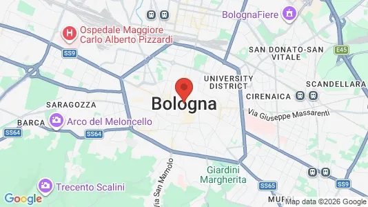 Houses for rent i Bologna - kort over placeringen