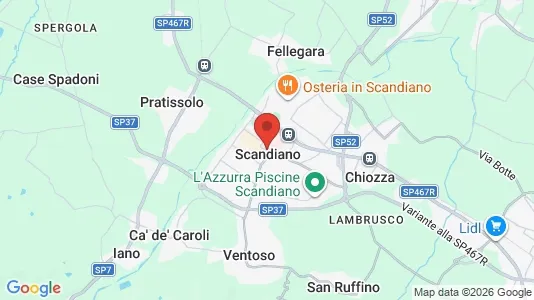 Apartments for rent i Scandiano - kort over placeringen