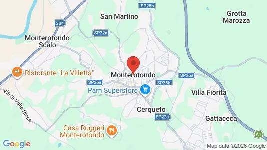 Apartments for rent i Monterotondo - kort over placeringen