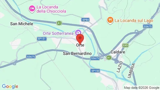 Apartments for rent i Orte - kort over placeringen