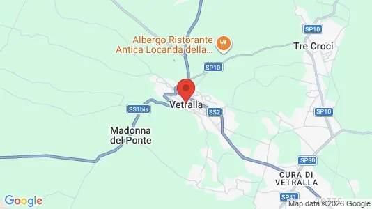 Apartments for rent i Vetralla - kort over placeringen