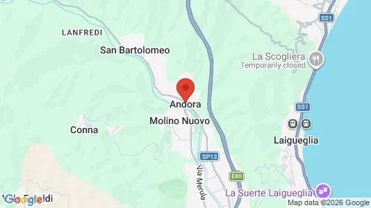 Apartments for rent i Andora - kort over placeringen