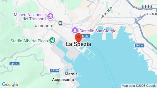 Apartments for rent i La Spezia - kort over placeringen