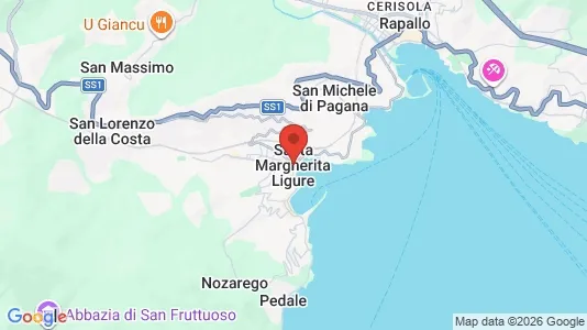 Apartments for rent i Santa Margherita Ligure - kort over placeringen