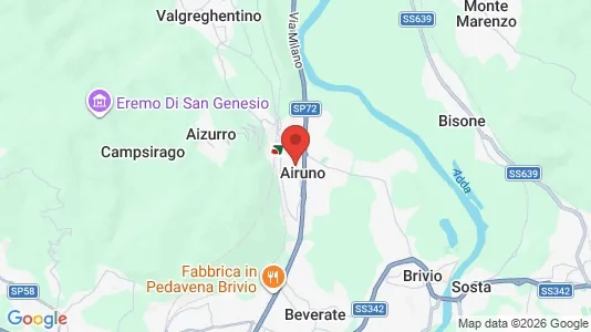 Apartments for rent i Airuno - kort over placeringen