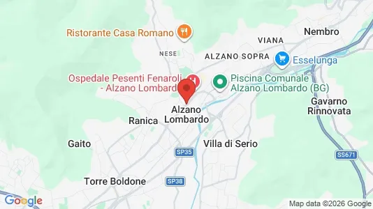 Apartments for rent i Alzano Lombardo - kort over placeringen