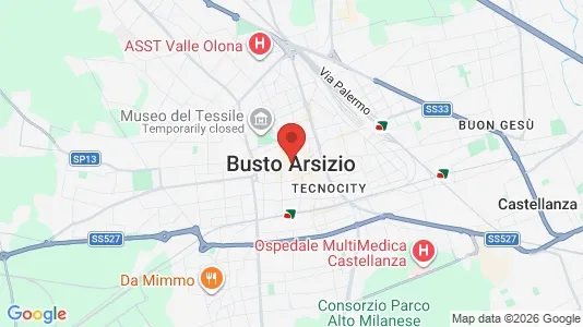 Apartments for rent i Busto Arsizio - kort over placeringen