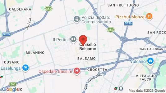 Apartments for rent i Cinisello Balsamo - kort over placeringen
