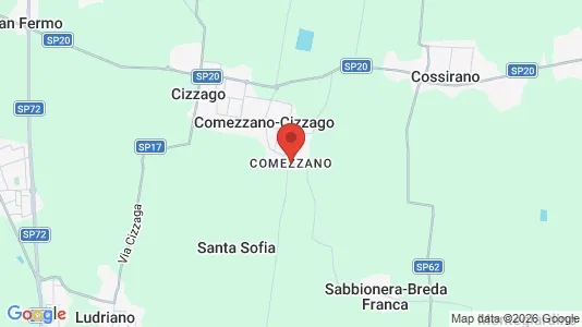 Apartments for rent i Comezzano-Cizzago - kort over placeringen
