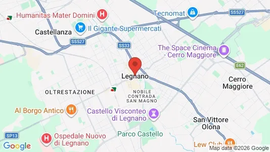 Apartments for rent i Legnano - kort over placeringen