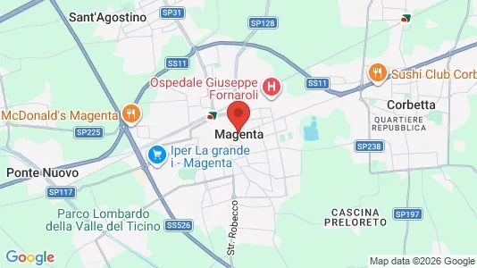 Houses for rent i Magenta - kort over placeringen
