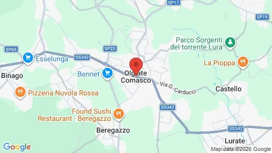 Houses for rent i Olgiate Comasco - kort over placeringen