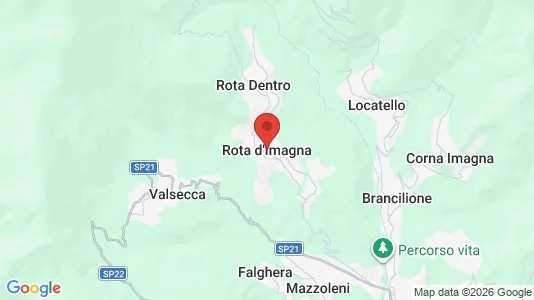 Apartments for rent i Rota d'Imagna - kort over placeringen