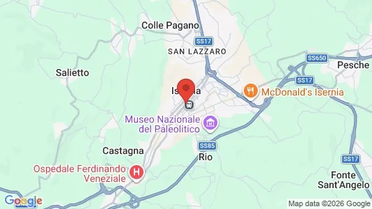 Apartments for rent i Isernia - kort over placeringen