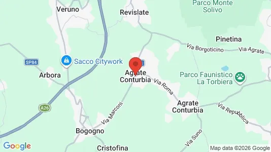 Apartments for rent i Agrate Conturbia - kort over placeringen