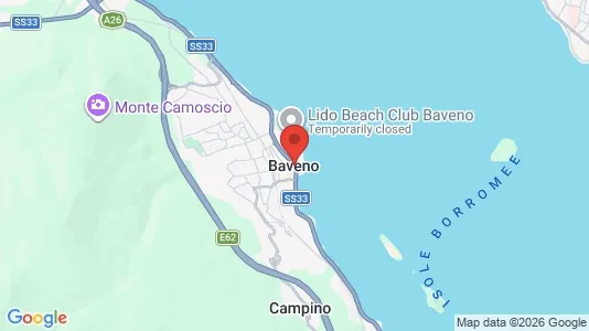 Houses for rent i Baveno - kort over placeringen