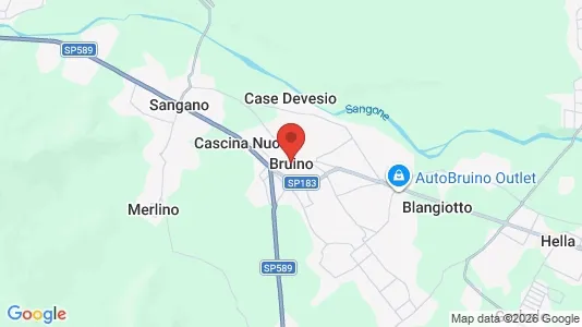 Apartments for rent i Bruino - kort over placeringen