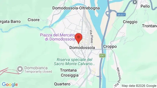 Apartments for rent i Domodossola - kort over placeringen