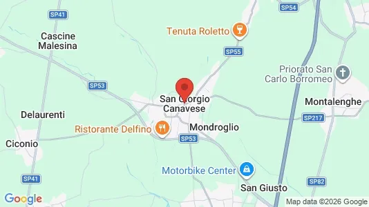 Apartments for rent i San Giorgio Canavese - kort over placeringen