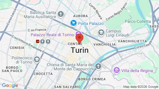 Houses for rent i Turin - kort over placeringen