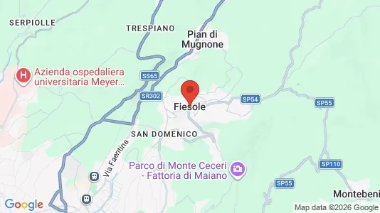 Houses for rent i Fiesole - kort over placeringen