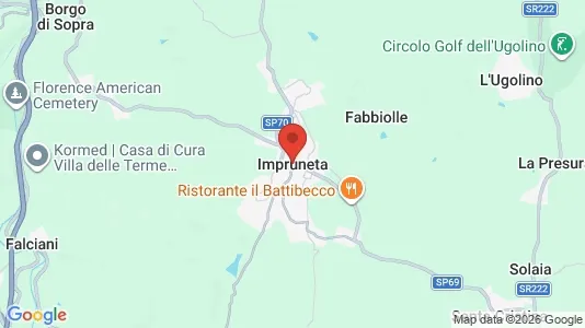 Apartments for rent i Impruneta - kort over placeringen