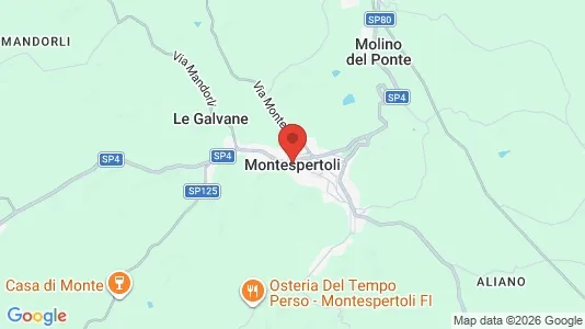 Apartments for rent i Montespertoli - kort over placeringen