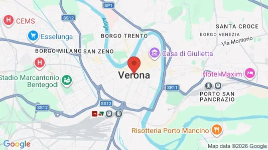 Houses for rent i Verona - kort over placeringen